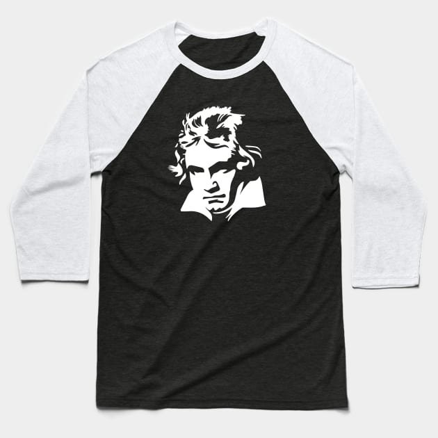 Ludwig van Beethoven 5th Symphony Classical Music Componist Baseball T-Shirt by LaundryFactory